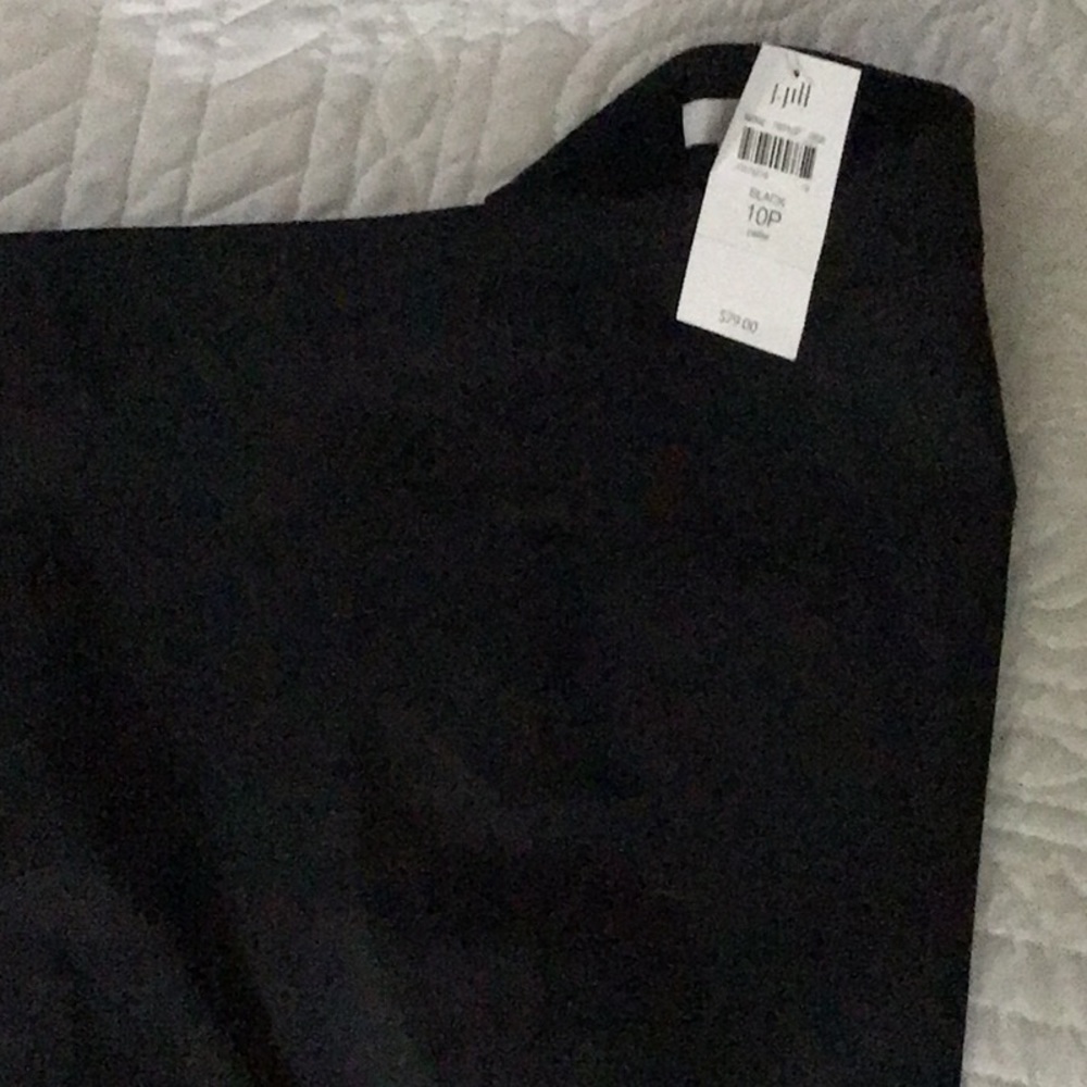 JJILL BLACK CHINOS 10P new